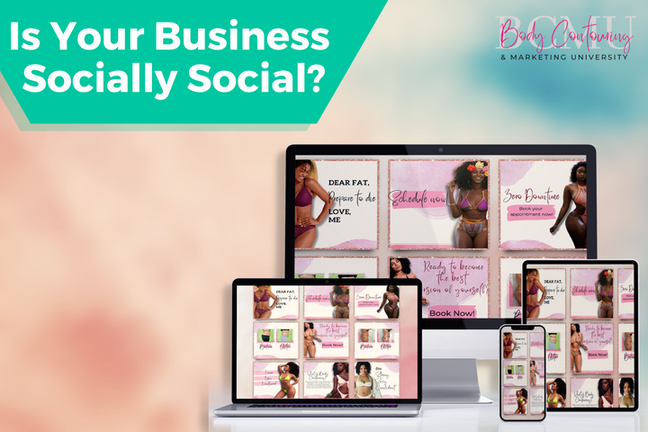 90+ Body Contouring Socially Social ~ Media Posts Bundle