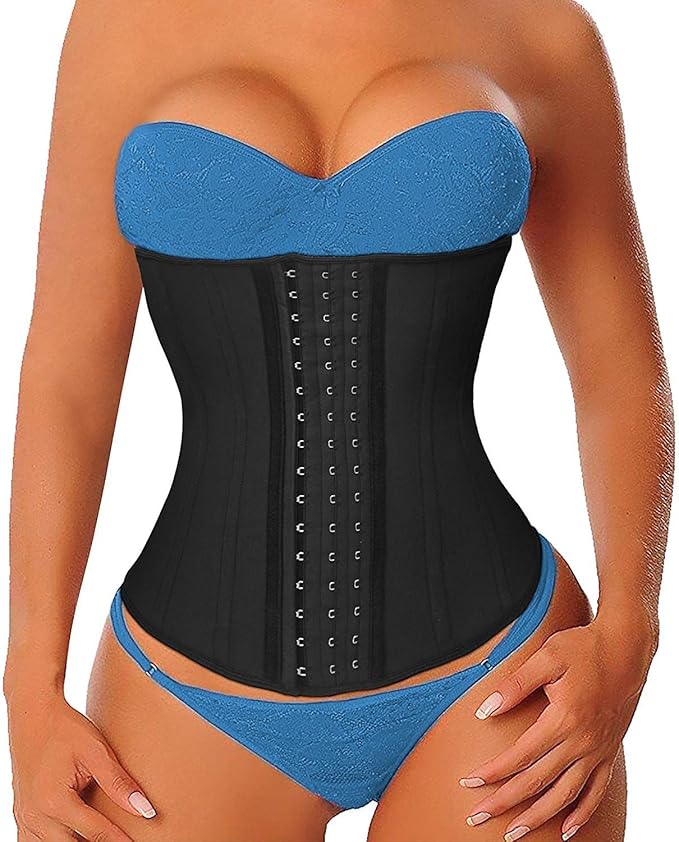 Long Torso Hourglass Body Shaper 4 Hooks ~ Waist Trainer