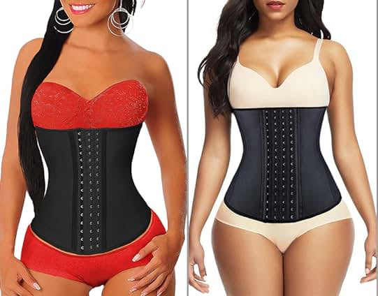 Long Torso Hourglass Body Shaper 4 Hooks ~ Waist Trainer